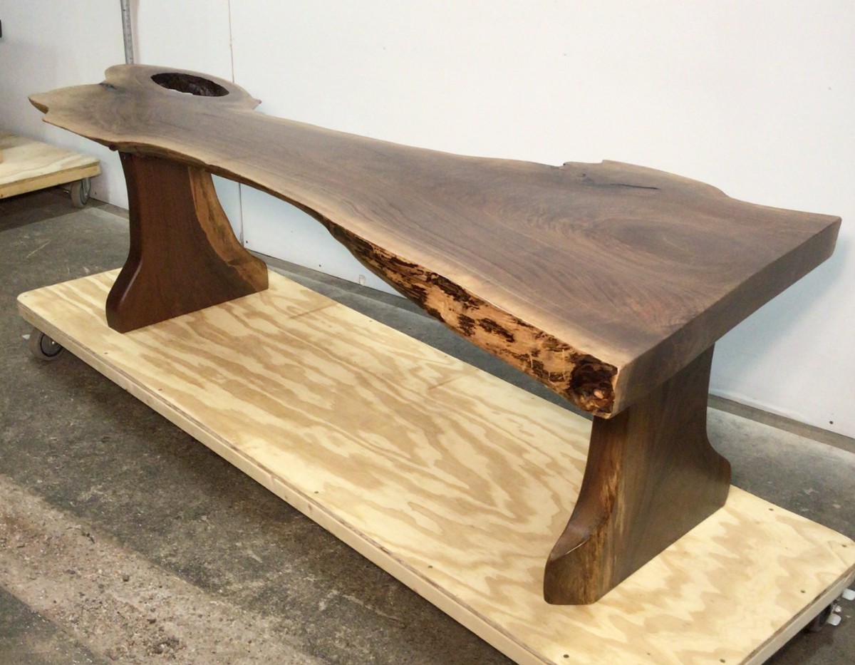 Black Walnut Live Edge Coffee Table