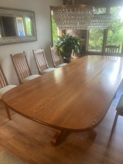 Amish Oak Table